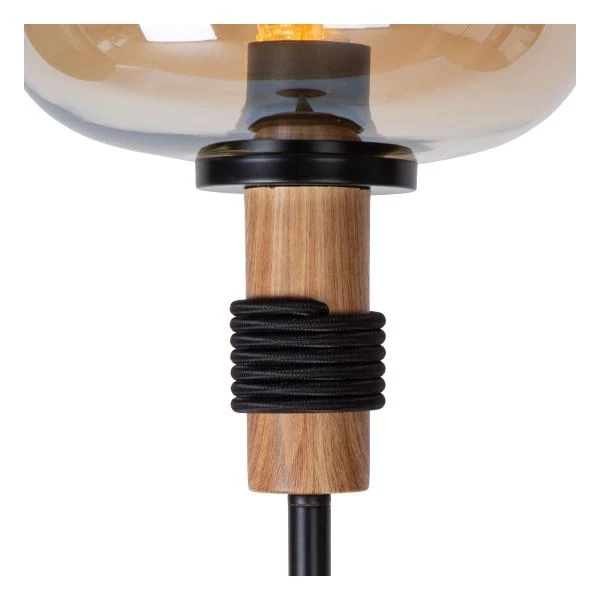 Lucide ILONA - Floor lamp - Ø 34 cm - 1xE27 - Amber - detail 2